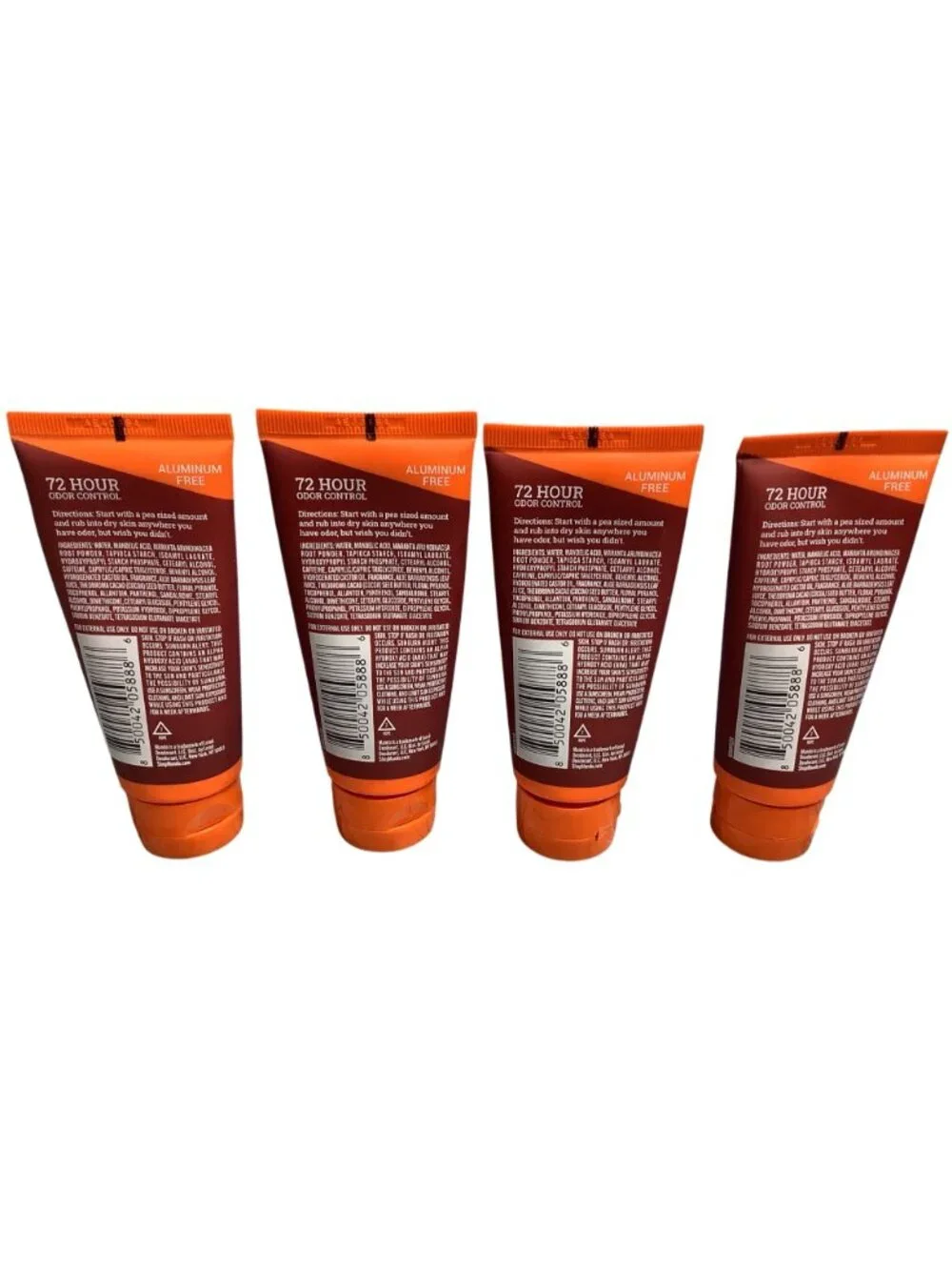 4 Mando Whole Body Deodorant Bourbon Leather 2.2 Oz Invisible Cream